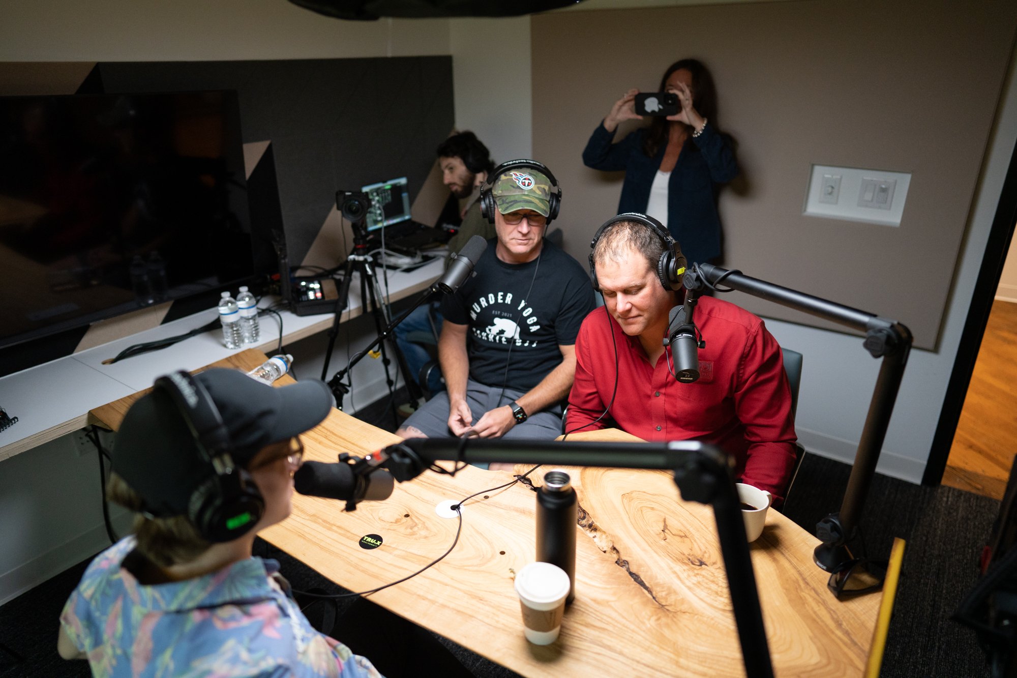 Aaron Witt chats with Ryan Priestly and Brian Priestly in studio